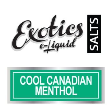 Exotics e-Liquid SALTS Cool Canadian Menthol